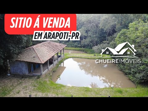 Chácara à venda em Siqueira Campos - PR — SITIO Á VENDA EM ARAPOTI -PR COM 4 REPRESAS, MINA DE AGUA E POÇO ARTESIANO - IMPERDIVEL (REF #191)