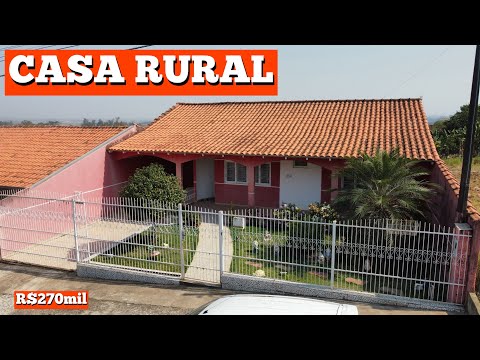 Casa à venda em Ibaiti - PR — CASA RURAL ESCRITURADA EM IBAITI-PR ÁREA GOURMET E TERRENO GRANDE R$270mil (REF #230)