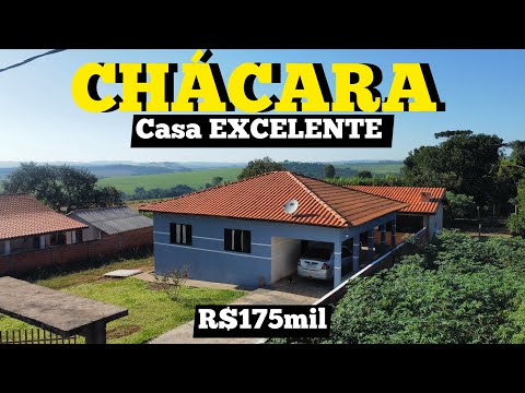 Chácara à venda em Siqueira Campos - PR — CHÁCARA ***(VENDIDA)***COM CASA EXCELENTE ÁREA GOURMET OPORTUNIDADE R$175mil (REF #262)