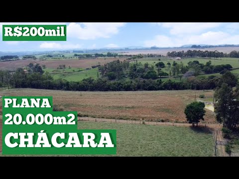Chácara à venda em Siqueira Campos - PR — **vendida**CHÁCARA PLANA EXCELENTE PRÓXIMA A CIDADE 20.000m2 R$200MIL (REF #385)