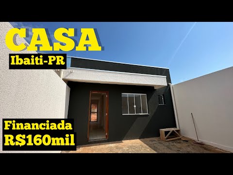 Casa à venda em Ibaiti - PR — CASA PARA FINANCIAMENTO EM IBAITI-PR R$160mil (REF #399)