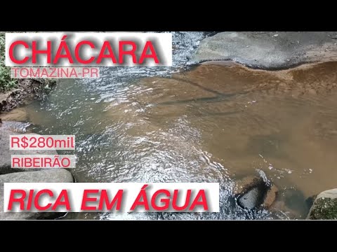 Chácara à venda em Siqueira Campos - PR — CHÁCARA RIQUÍSSIMA EM ÁGUA + PLANA R$280.000 (REF #588)